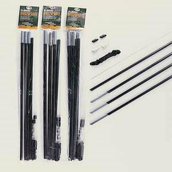 World Famous Kt Pole Tent 7.9mm Fbrgls Blk 423